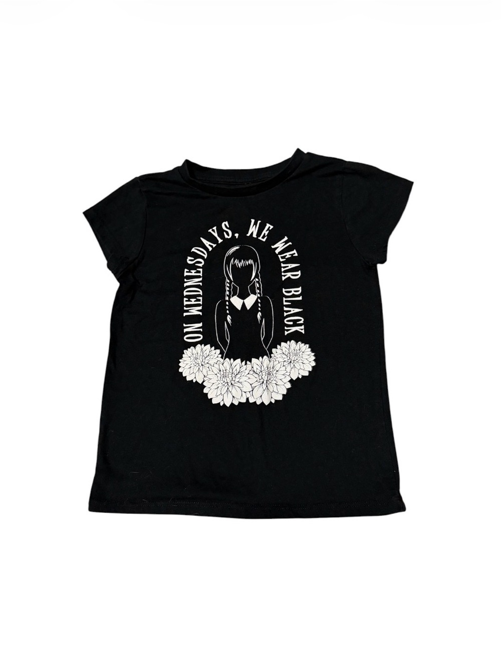 Kids' Black Graphic 'On Wednesdays, We Wear Black' Tee